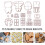 4 Sets Animals Shape Cookie Cutters Biscuit Molds Plastic Baking Tools Easy to Use Safe 7