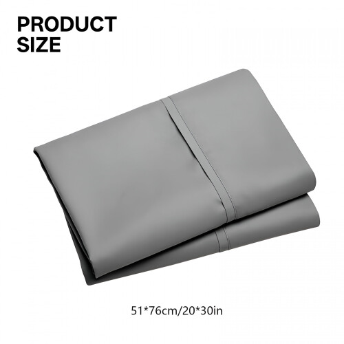 Fețe de pernă premium din flanel, 50x76cm (2 buc.) 1
