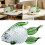 Delicate Crystal Fish Figurine Attractive Statue-White Jade 3
