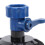 RV-Abwasserschlauch Spülkappe ABS Gewinde Blau/Schwarz 8