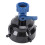 RV-Abwasserschlauch Spülkappe ABS Gewinde Blau/Schwarz 14