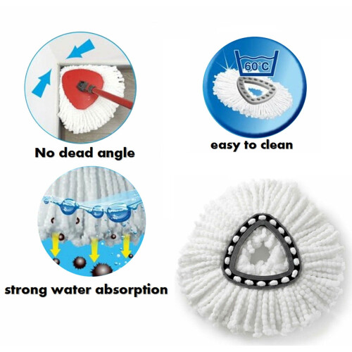 Reservemoppehode til O-Cedar Spin Mop 3Pack 2