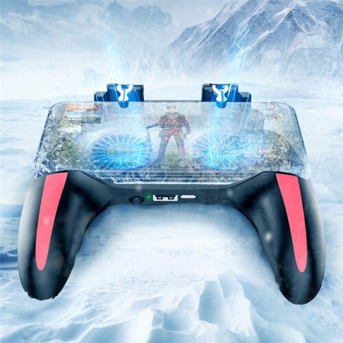Mobile Game Controller Gamepad with Cooling Fans 5000mAh for 4.7-6.5" 2