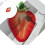 2Pcs Strawberry Acrylic Bookmarks Creative Book Page Markers 2