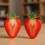 2Pcs Strawberry Acrylic Bookmarks Creative Book Page Markers 5