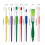 Multipurpose Nylon Bristle Paint Brush Plastic Handle-H403C 4