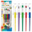 Professional Plastic Handle Nylon Bristles Paint Brush-H404B 5