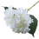 Artificial Hydrangea Silk Flowers Bouquet 3 pcs White 5