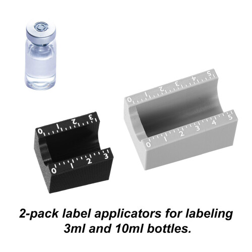 2 Pieces Small Bottle Labeling Tool Bottle Labeler Perfect For 1