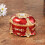 Anspruchsvolle Schmuck-Vitrine mit-Gold dunkelblau 7