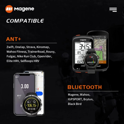Καρδιακός παλμός Magene H003, αισθητήρας στήθους ANT+ & Bluetooth 5.0, αδιάβροχος IP67, για π 2
