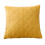 Coussin décoratif géométrique jaune 45 x 45 cm 2