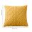 Coussin décoratif géométrique jaune 45 x 45 cm 3