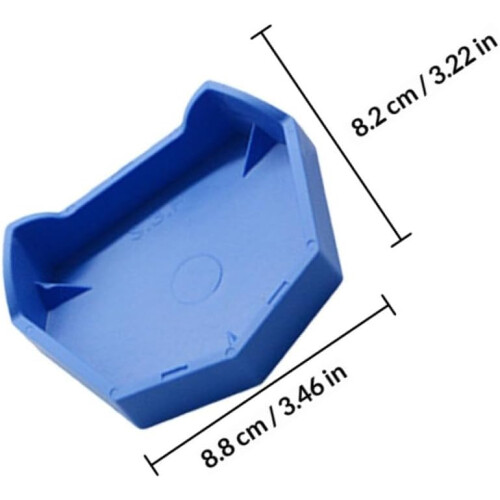 6-teiliges Gipsmodell-Basisform-Set mit Kerben für Labore und Modelle 1