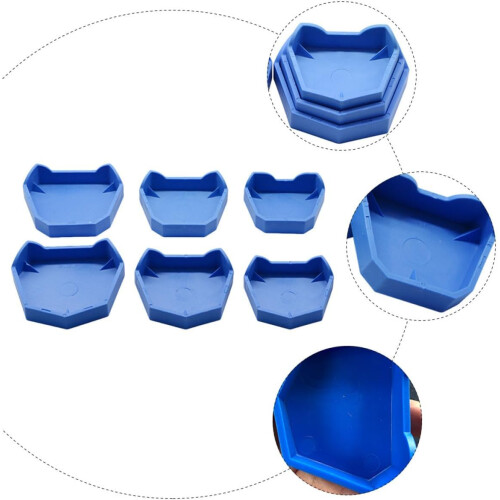 6-teiliges Gipsmodell-Basisform-Set mit Kerben für Labore und Modelle 2