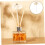 5pcs Lifelike Peony Flower Shape Diffuser Sticks Set para Home Office Replacement Oil Sticks 8