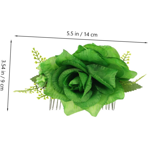 Peste de cabelo de flor de tecido para comemorações do dia de Patrick 1