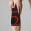 Ginocchiere protettive traspiranti rosse per uomo e donna, a compressione, taglie 42-47 cm. 7
