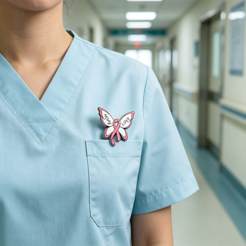 Stilvolle rosa Bandbrosche mit Schmetterlingsdesign, perfekt-10 2