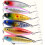 6 Stück 5,9 cm 6,9 g schwimmende, künstliche Köder in Stiftform, hart lackierte Angelköder, naturgetreue Swimbaits 5