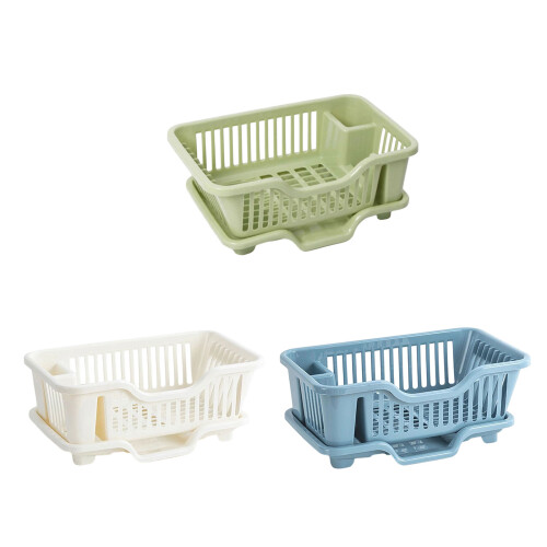 Large Thickened Bowls Drainer Heavy Duty Plastic Drying-Green 2