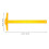 4pcs Shape Ruler Double Scale Ruler Plastic Measuring Drafting for School and Hobby Tools 3