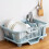 Large Thickened Bowls Drainer Heavy Duty Plastic Drying-Green 7