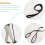 6pcs Portable Leg Lifter Strap Home Foot Loop para idosos feitos de poliéster resistente ao desgaste 2