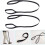6pcs Portable Leg Lifter Strap Home Foot Loop para idosos feitos de poliéster resistente ao desgaste 3
