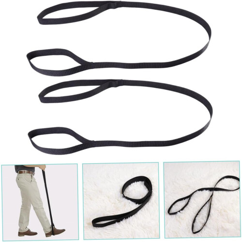 6pcs Portable Leg Lifter Strap Home Foot Loop para idosos feitos de poliéster resistente ao desgaste 2