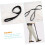 6pcs Portable Leg Lifter Strap Home Foot Loop para idosos feitos de poliéster resistente ao desgaste 8
