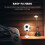 Fodbold Natbordslampe Sort ABS 39x19x19cm 2