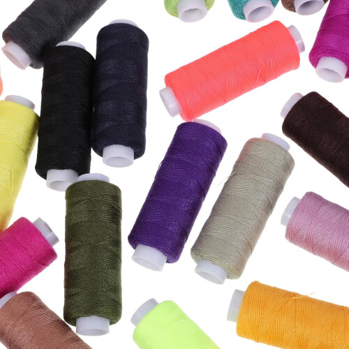 60 Colors Polyester Sewing Machine Embroidery Thread Spools 250 Yards Each Suitable 2