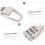 6pcs Small 3-Digit Password Padlock Set for Suitcase Luggage Backpack Baggage Toolbox 2