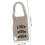 6pcs Small 3-Digit Password Padlock Set for Suitcase Luggage Backpack Baggage Toolbox 5