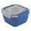 Salad container Japanese style double layer blue 1 piece 2