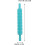4pcs Creative Baking Rolling Pin Set with Cookies Embossed Roller for Even Textured Result 2
