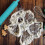 4pcs Creative Baking Rolling Pin Set with Cookies Embossed Roller for Even Textured Result 6
