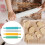 4pcs Creative Baking Rolling Pin Set with Cookies Embossed Roller for Even Textured Result 7