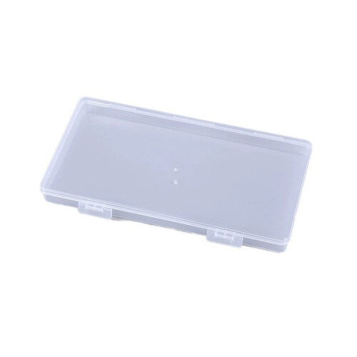 Boîte de rangement rectangulaire en plastique transparent 1