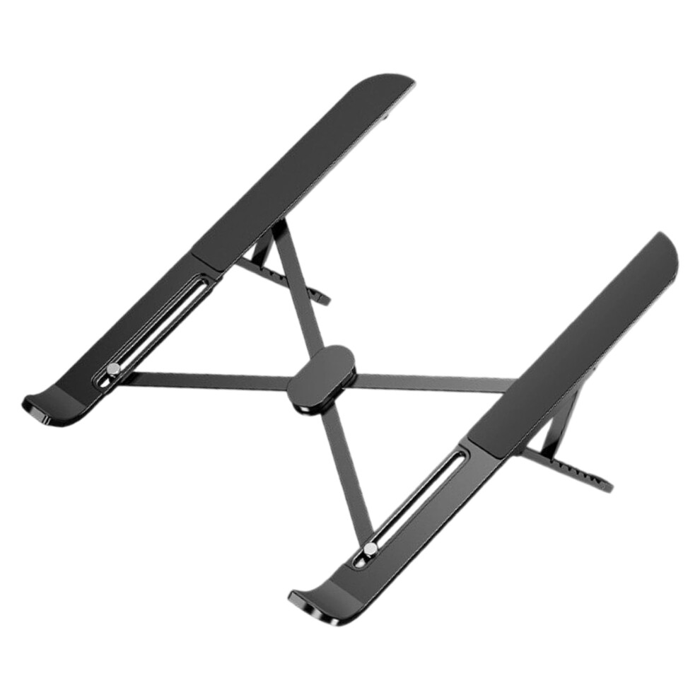 Portable Foldable Laptop Stand With 7 Adjustable Height- Black 7704001183092