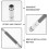 8 buc Eyeliner SIDA Guard Aplicator Silicon Mascara Shield Tool Pads Machiaj Tools 8
