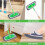 Flat Mop Replacement Cloth Covers 5-Pack Microfiber Fleece 3