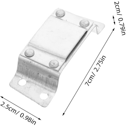 Supporto per lampada da casco da minatore, clip per casco per lampada frontale, supporti per casco, staffa di montaggio per lampada frontale 1