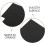 4pcs A4 Black Aluminum Laser Engraving Blanks Metal Sheets Rectangular Stamping Tags 3