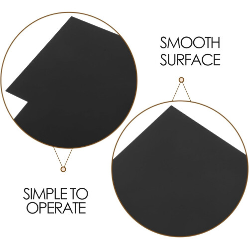 4pcs A4 Black Aluminum Laser Engraving Blanks Metal Sheets Rectangular Stamping Tags 2