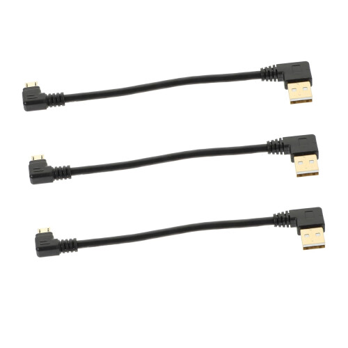 9 Stück rechtwinkliges Micro-USB-Kabel, Schnelllade-Datenkabel 2