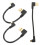9 Stück rechtwinkliges Micro-USB-Kabel, Schnelllade-Datenkabel 5