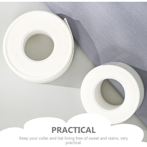 Disposable Collar and Hat Sweat Absorption Pads Sticky Sweat Liners 2