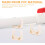 PVC Pipe Clamps 40Pcs 25Mm U-Shaped Plastic Hose Clips 4